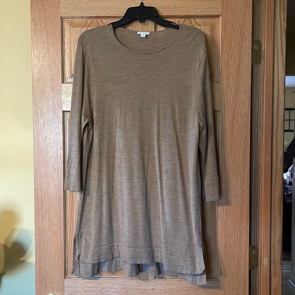 J Jill Merino Wool 3/4 Sleeve Tunic Size XL